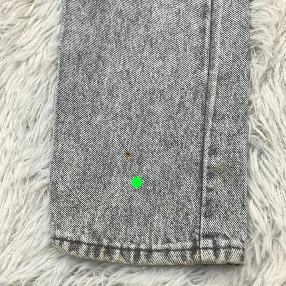 Vintage Levis Jeans‎ 25x31 Gray USA Straight Slim Grunge Denim Sliver Tab Retro